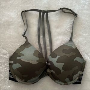 Pink Victoria’s Secret Bra Open Front Clasp Bra